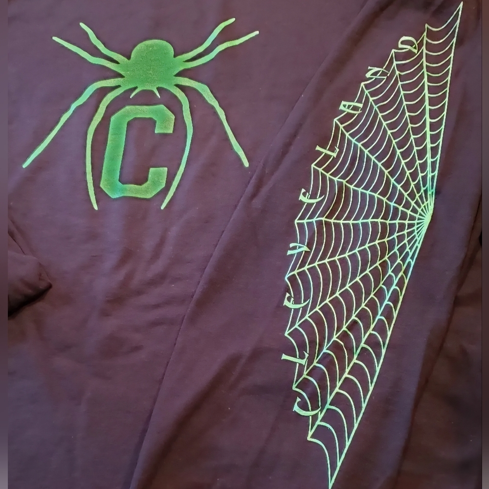 Cleveland Spiders, 2022 Limited Edition Halloween, Men's "Spider Web" -  Shirt